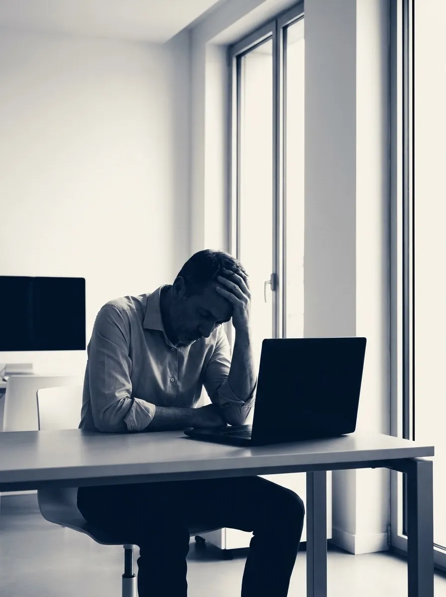Dirigeant de PME nancéienne en réunion sur son informatique au quotidien