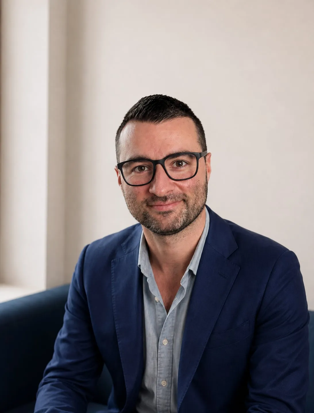 Portrait de Joffrey Van Den Heuvel, responsable d'agence chez YSY ONE Nancy